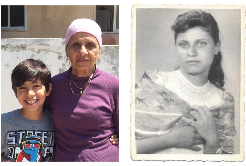 מזל דמארי בצעירותה. סבתא ויהלי 2015