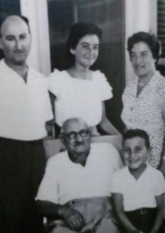 קורט בלום, אשתו מרים ואביה מרדכי שרר, חנה ומאיר