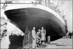 האונייה פולונייה בשנת 1940
